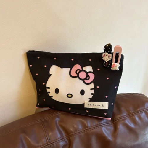 HelloKitty Black Fashion Cosmetic Bag