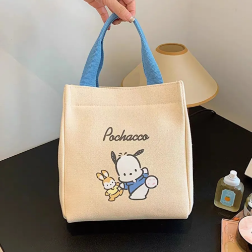 Pochacco Cute large capacity organizer canvas bag