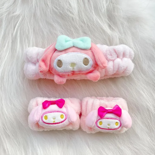 MyMelody Cute Wristband Waterproof Hair Bands Set of 3