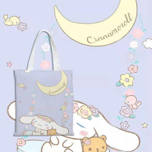 Cinnamoroll Cute Shoulder Tote Canvas Bag