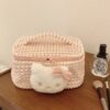 HelloKitty Cute Pink Tote Large Capacity Cosmetic Bag