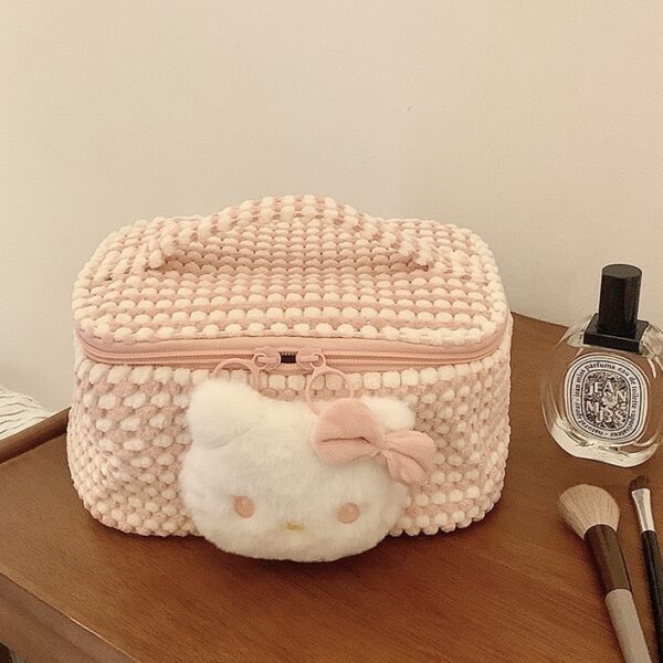 HelloKitty Cute Pink Tote Large Capacity Cosmetic Bag