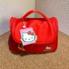 HelloKitty Cute Red Cartoon Travel Cosmetic Bag