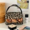 HelloKitty Leopard Print Large Capacity Premium Cosmetic Bag