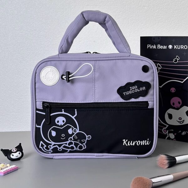 Kuromi Color clashing large capacity makeup toiletries