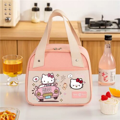 HelloKitty Cute pink thickened oil-proof insulated bag