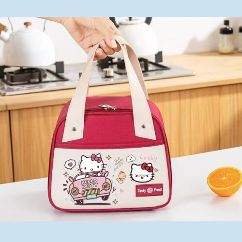 HelloKitty Cute Red Thickened Oil Resistant Insulated Bag