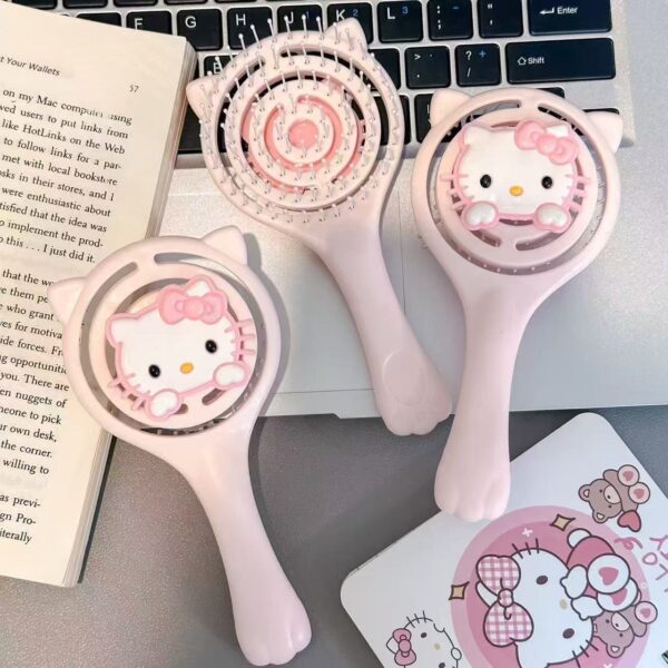 HelloKitty Cute Pink Air Cushion Fluffy Comb