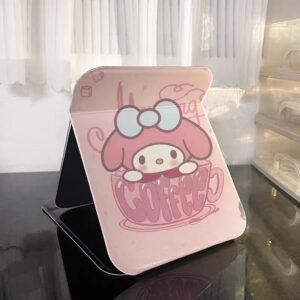 MyMelody Folding Pink Sweet Girl Makeup Mirror