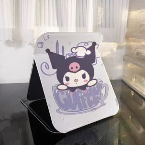 Kuromi Folding Purple Sweet Cool Girl Makeup Mirror