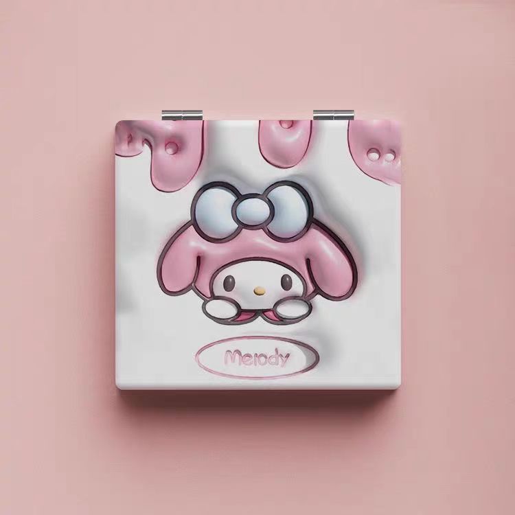MyMelody Cute Portable Folding Cosmetic Mirror