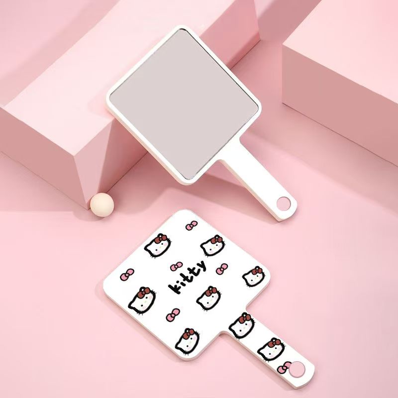 HelloKitty Portable Playful Cute Handheld Cosmetic Mirror