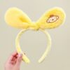 Pompom Purin Cute Plush Rabbit Ear Bow Hairband