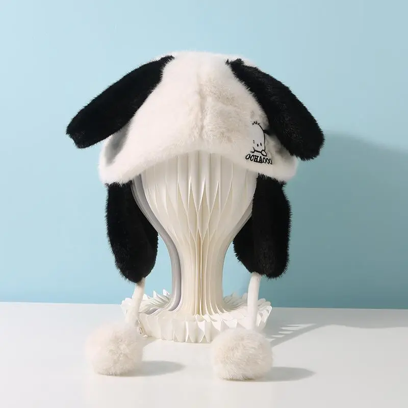 Pochacco Cute and Sweet Mink Ear Warmer Hat