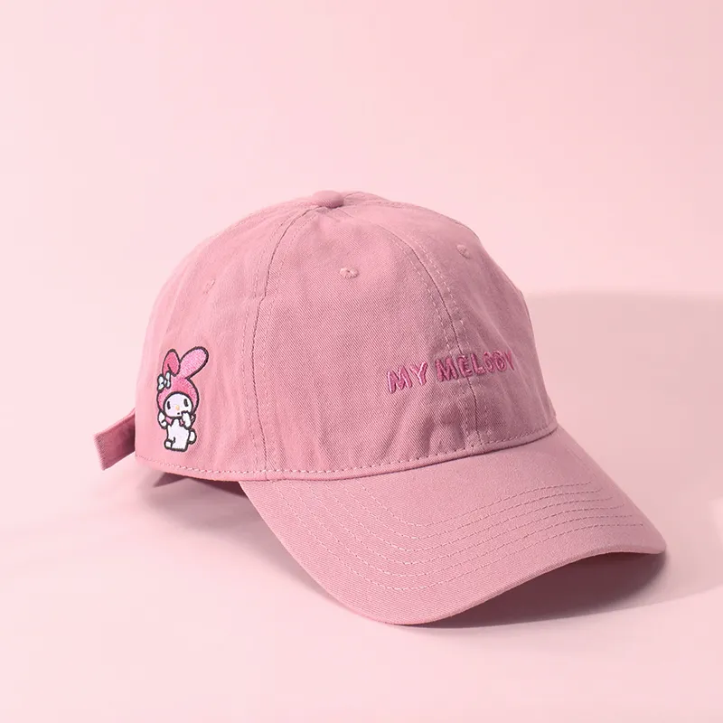 MyMelody Cute and versatile pink sunscreen baseball cap